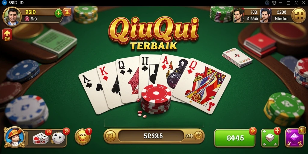 Tampilan menarik dari gameplay QiuQiu di 88ID.