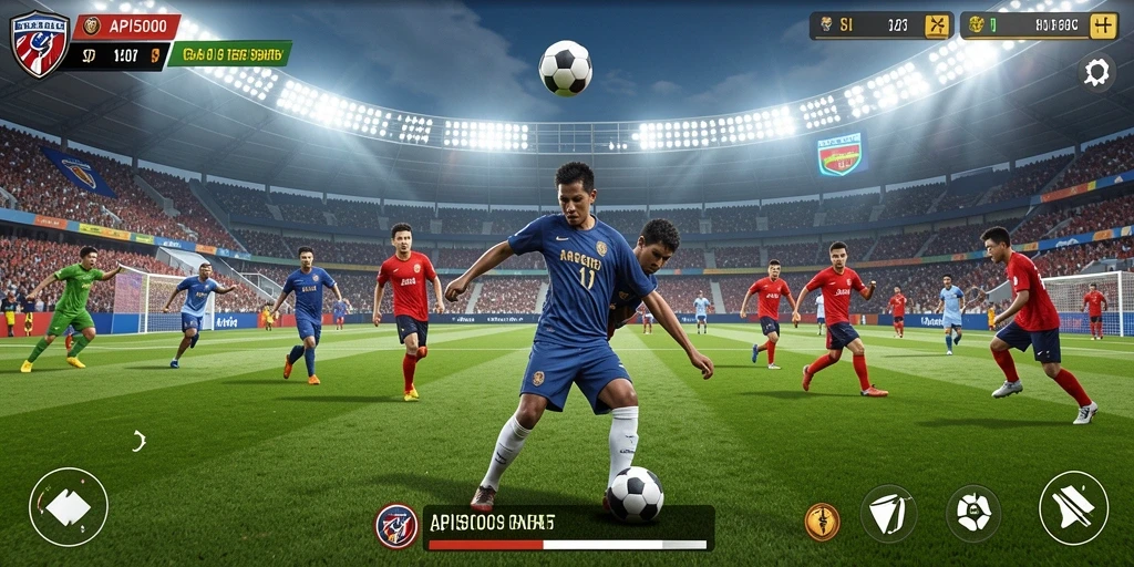 Screenshot gameplay olahraga yang mendebarkan di API5000.
