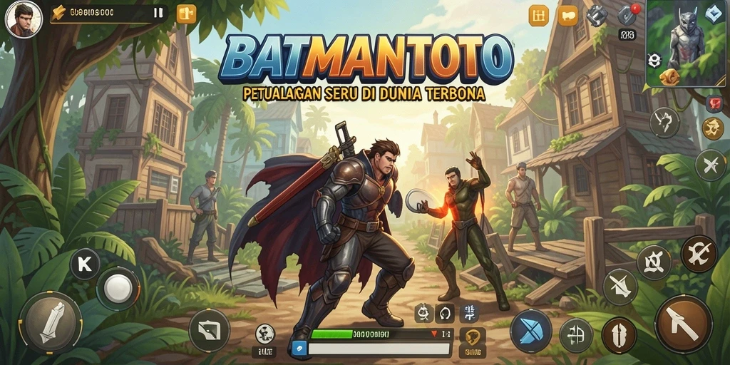 Gambaran gameplay seru di dunia terbuka BATMANTOTO.