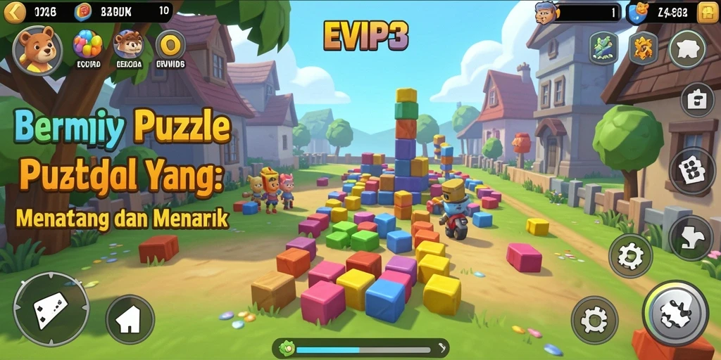 Screenshot gameplay menantang dari EVIP3 yang mengasah otak.