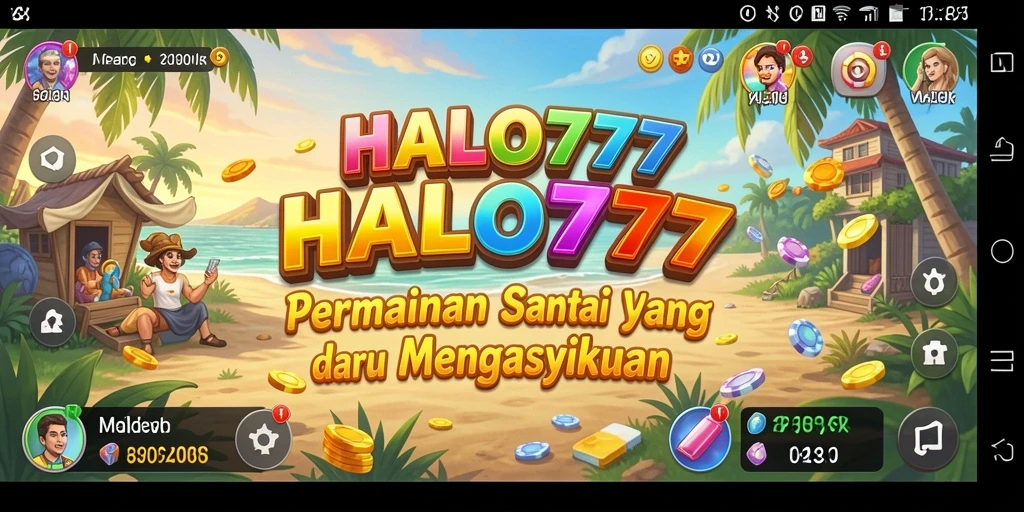 Screenshot <strong>HALO777</strong> menunjukkan gameplay seru dengan grafis colorful.