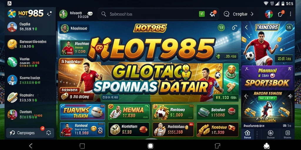 Tampilan menarik dari gameplay HOT985 yang memuaskan untuk taruhan olahraga.