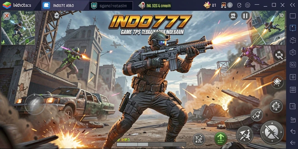 Screenshot gameplay menampilkan aksi mendebarkan dalam TPS.