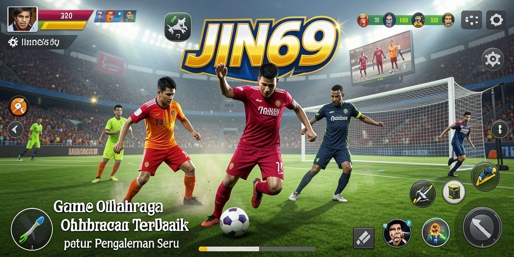 Screenshot gameplay JIN69 yang menampilkan aksi seru dalam olahraga.