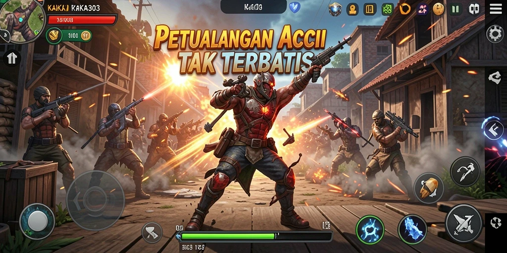 Screenshot gameplay KAKA303 yang menampilkan aksi mendebarkan.