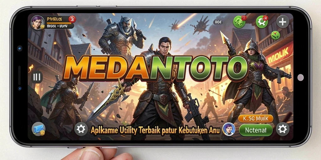 Tampilan utama MEDANTOTO dengan fitur-fitur Utility yang lengkap.