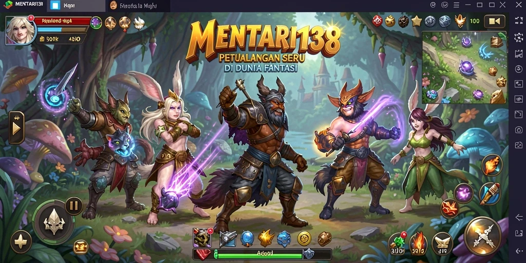 Screenshot gameplay MENTARI138 yang memperlihatkan petualangan yang mendebarkan.