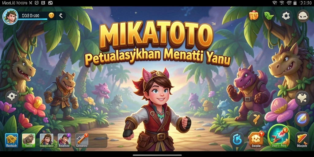 Tampilan gameplay MIKATOTO yang menakjubkan dan mendebarkan.