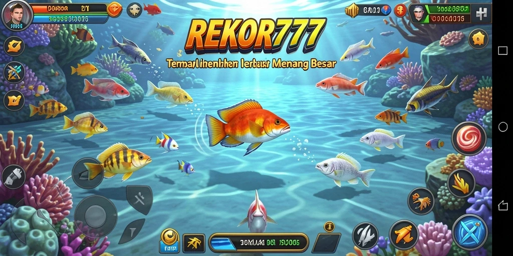 Screenshot gameplay Tembak Ikan di REKOR777 yang seru.