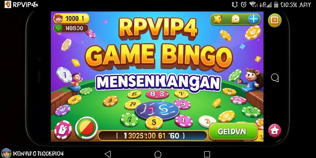 Screenshot gameplay Bingo RPVIP4 yang menarik dan interaktif.