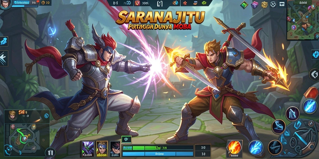 Tampilan gameplay SARANAJITU yang epik dan mendebarkan.