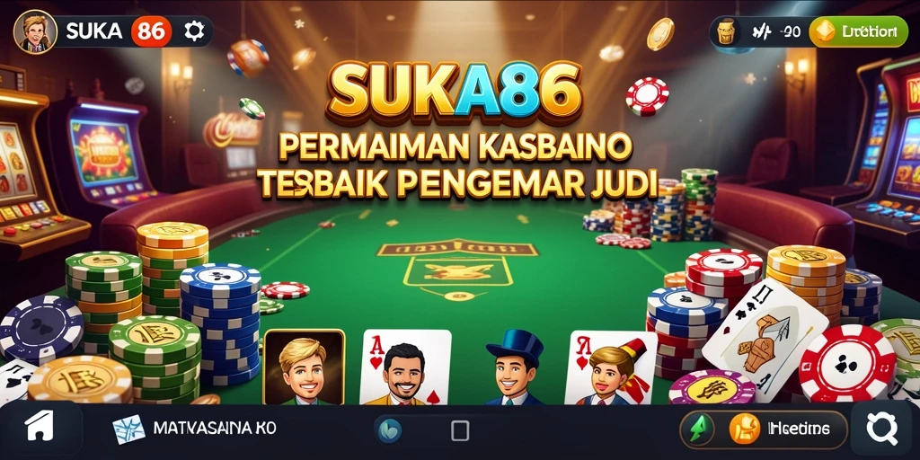 Tampilan gameplay Казино SUKA86 yang mengasyikkan dan interaktif.