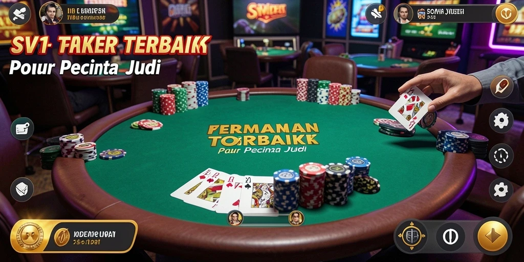 Screenshot gameplay SVIP1 menampilkan suasana Poker yang seru dan interaktif.