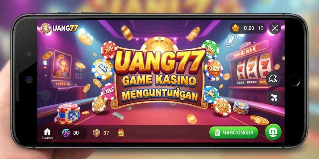 Screenshot UANG77 menampilkan aksi seru permainan Kasino.