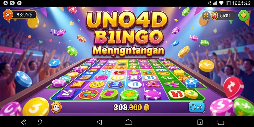 Tampilan menarik dari gameplay Bingo di UNO4D yang seru dan menantang.