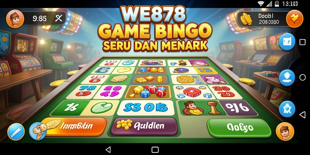 Tampilan gameplay seru dari WE878 di Bingo.