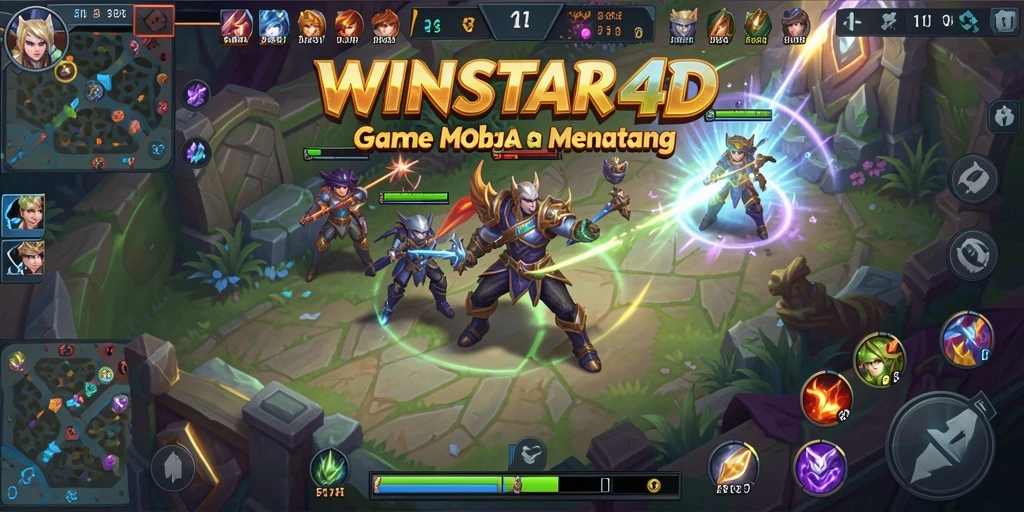 Gambaran gameplay seru dalam WINSTAR4D yang penuh aksi.
